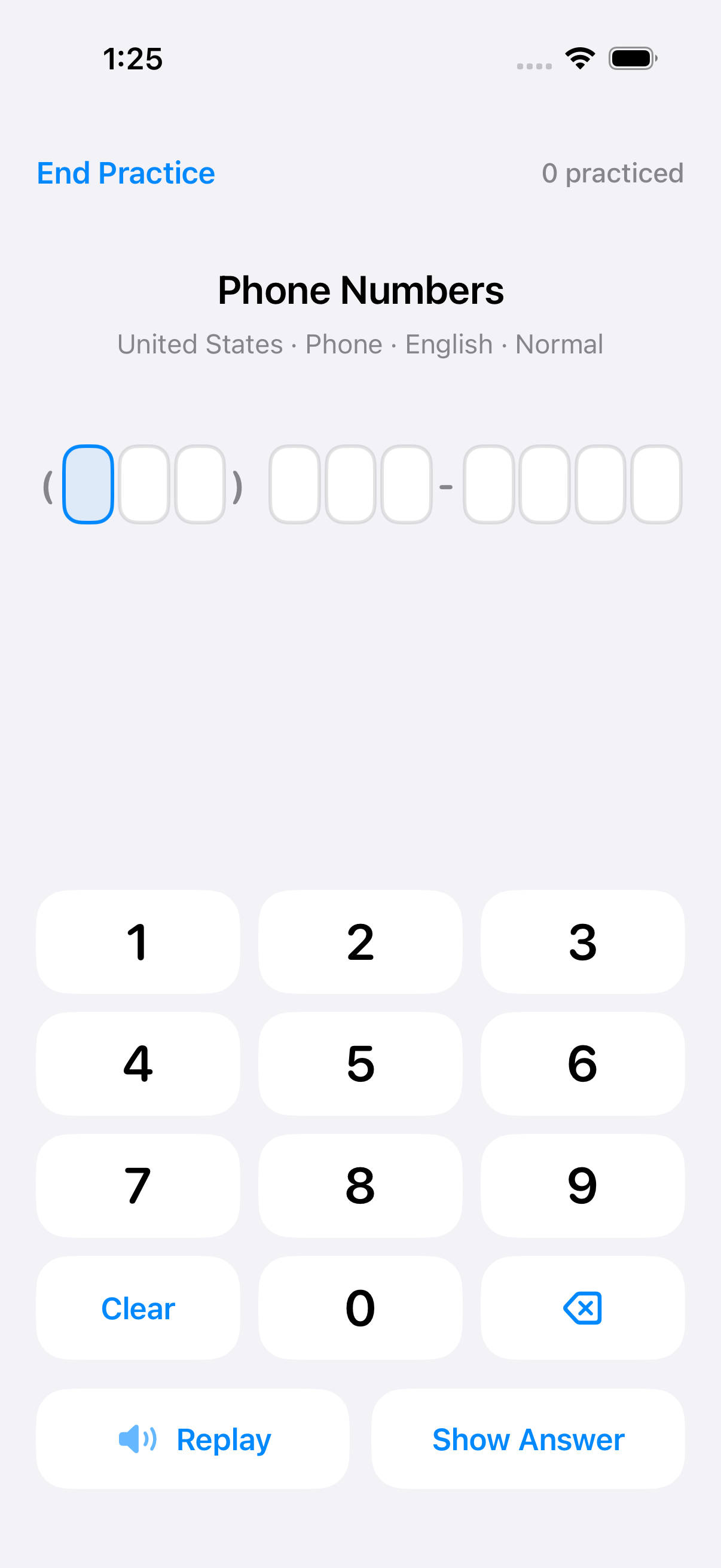 Ascoltare i numeri di telefono in inglese — Ascolta il numero prima di leggerlo per allenare il passaggio dal suono alle cifre.