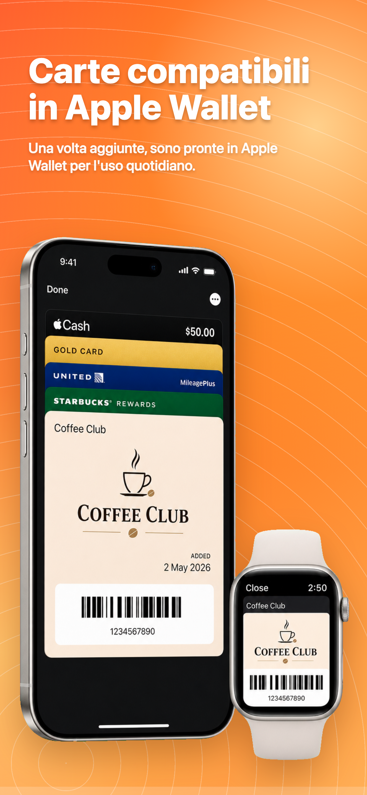 Apple Wallet carte fedeltà